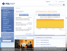 Tablet Screenshot of inwestor.polmed.pl